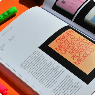 Opened magazine